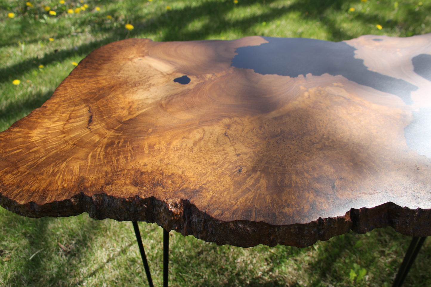 Teak Burl Table