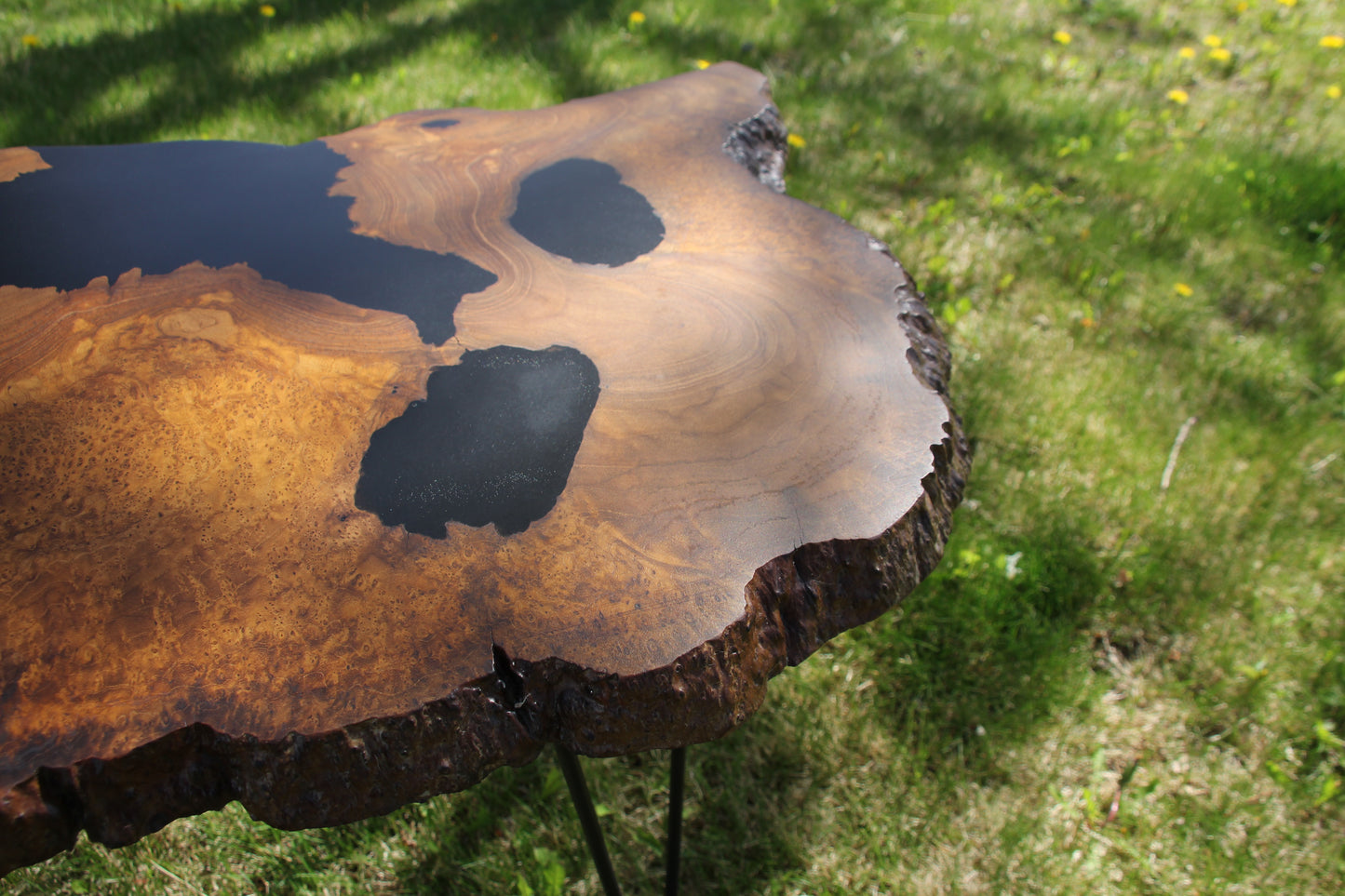 Teak Burl Table