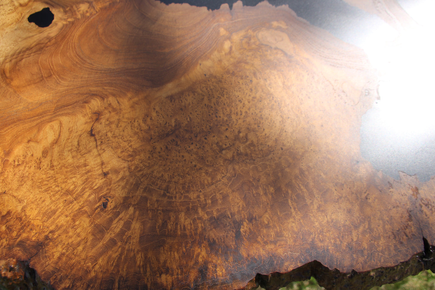 Teak Burl Table