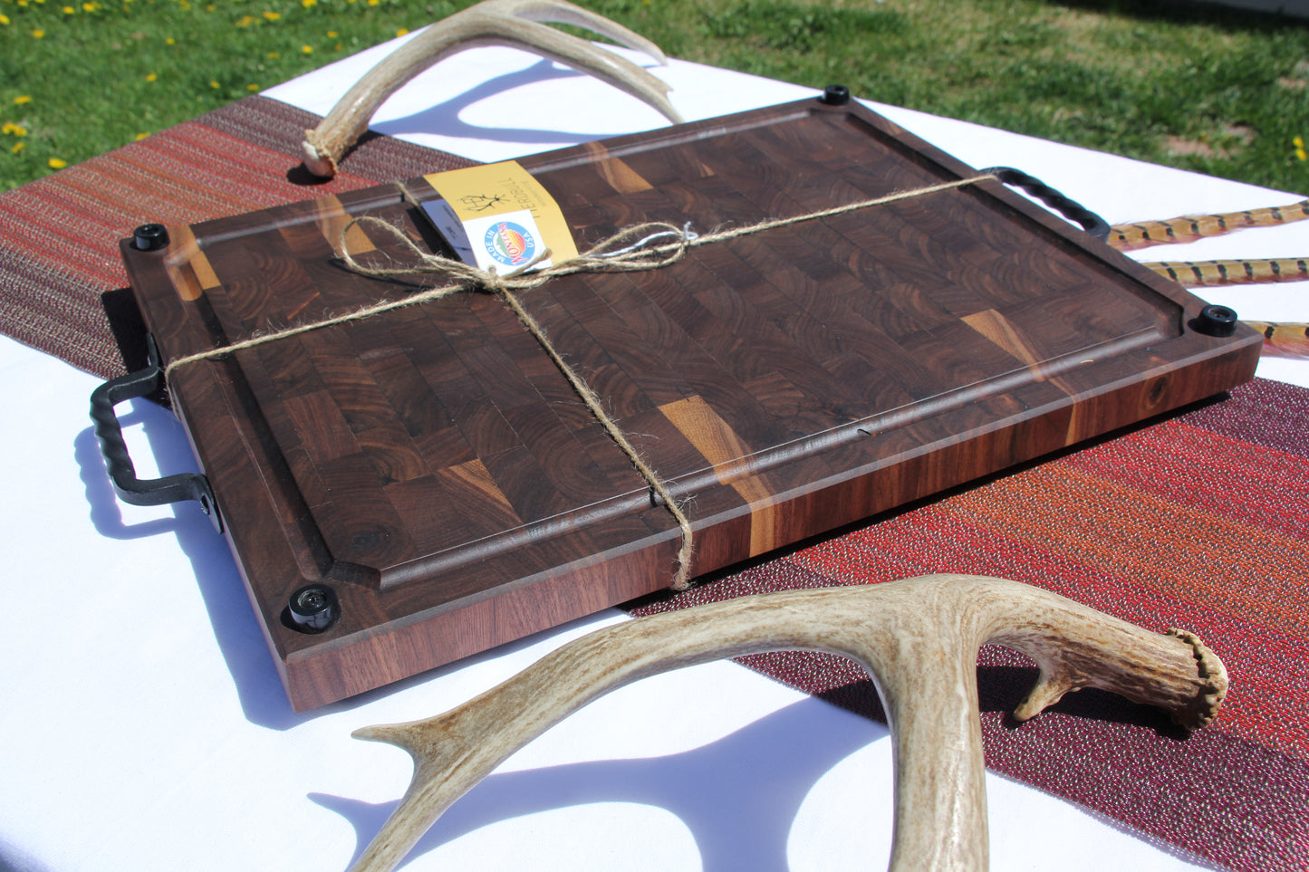 Hybrid Walnut Butcher Block/Serving Tray