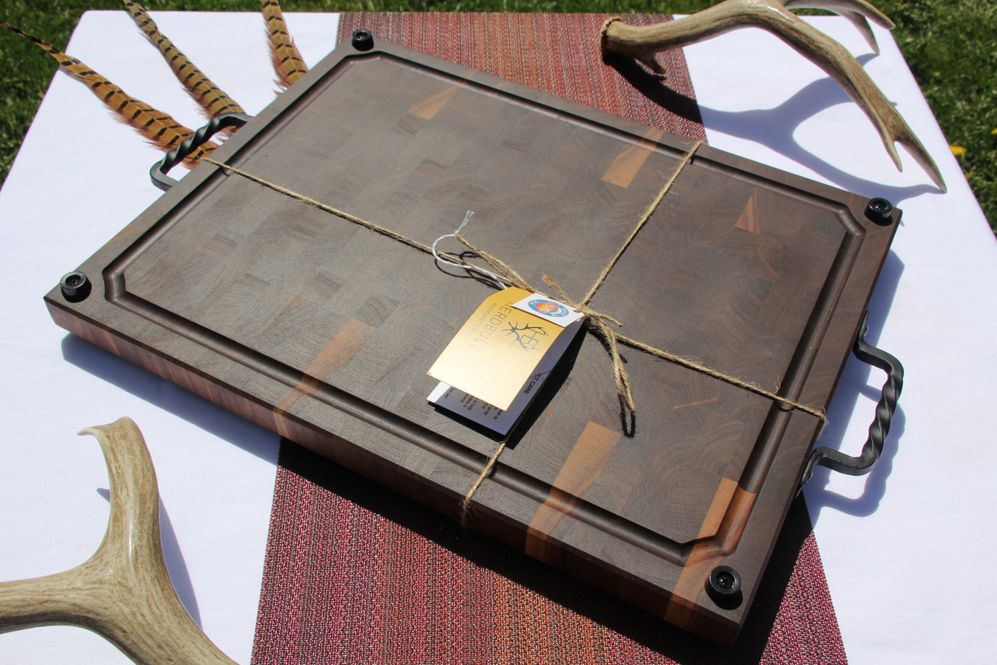 Hybrid Walnut Butcher Block/Serving Tray