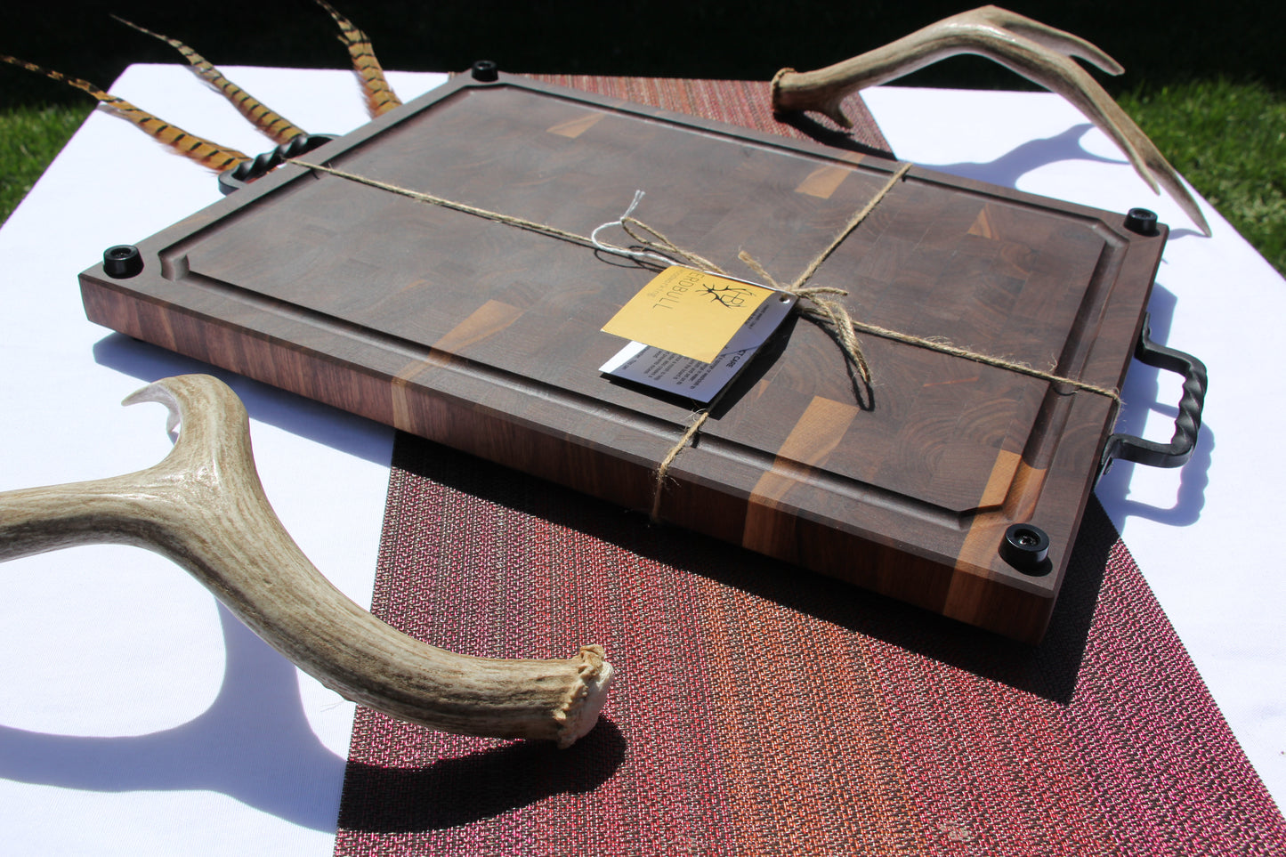 Hybrid Walnut Butcher Block/Serving Tray