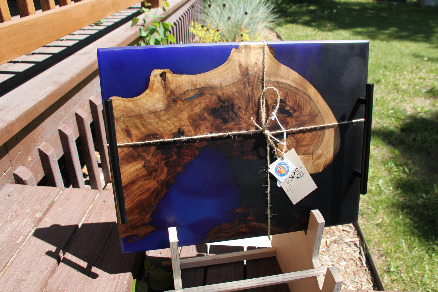 Walnut Burl Epoxy Serving Tray