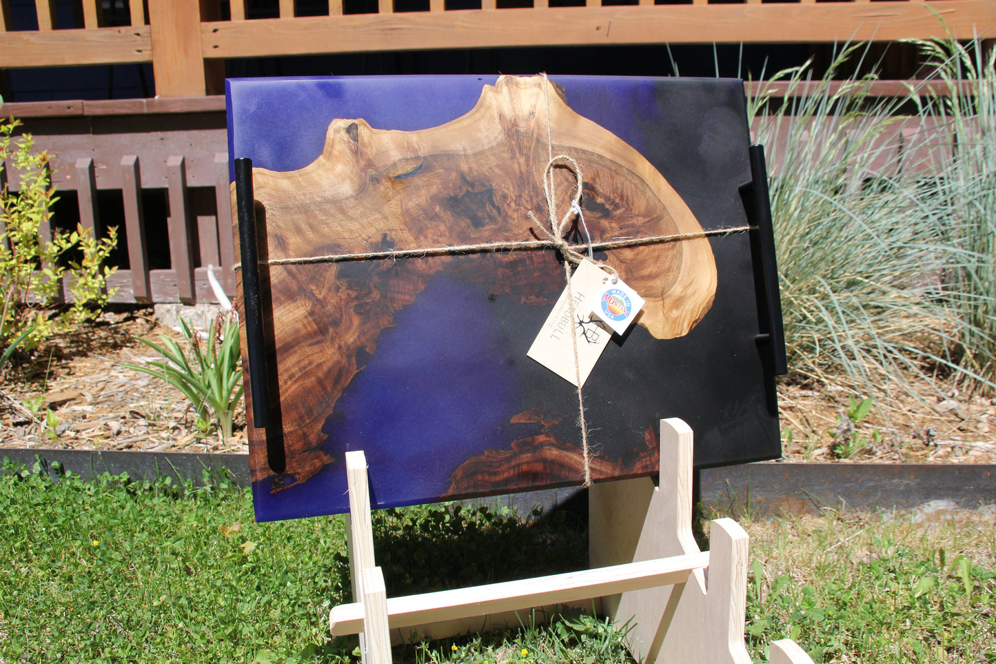 Walnut Burl Epoxy Serving Tray