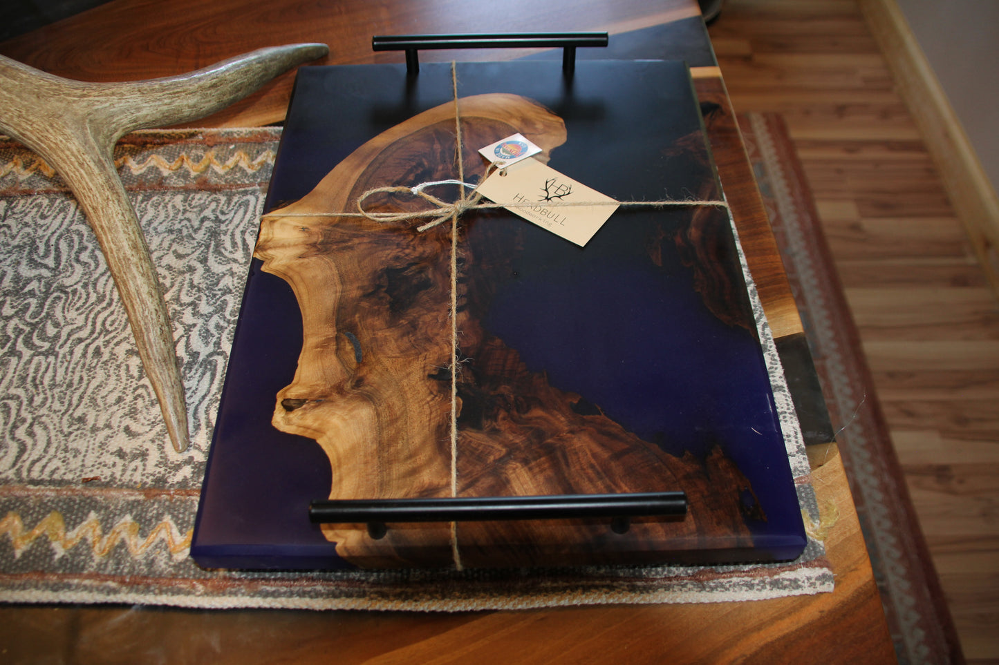 Walnut Burl Epoxy Serving Tray