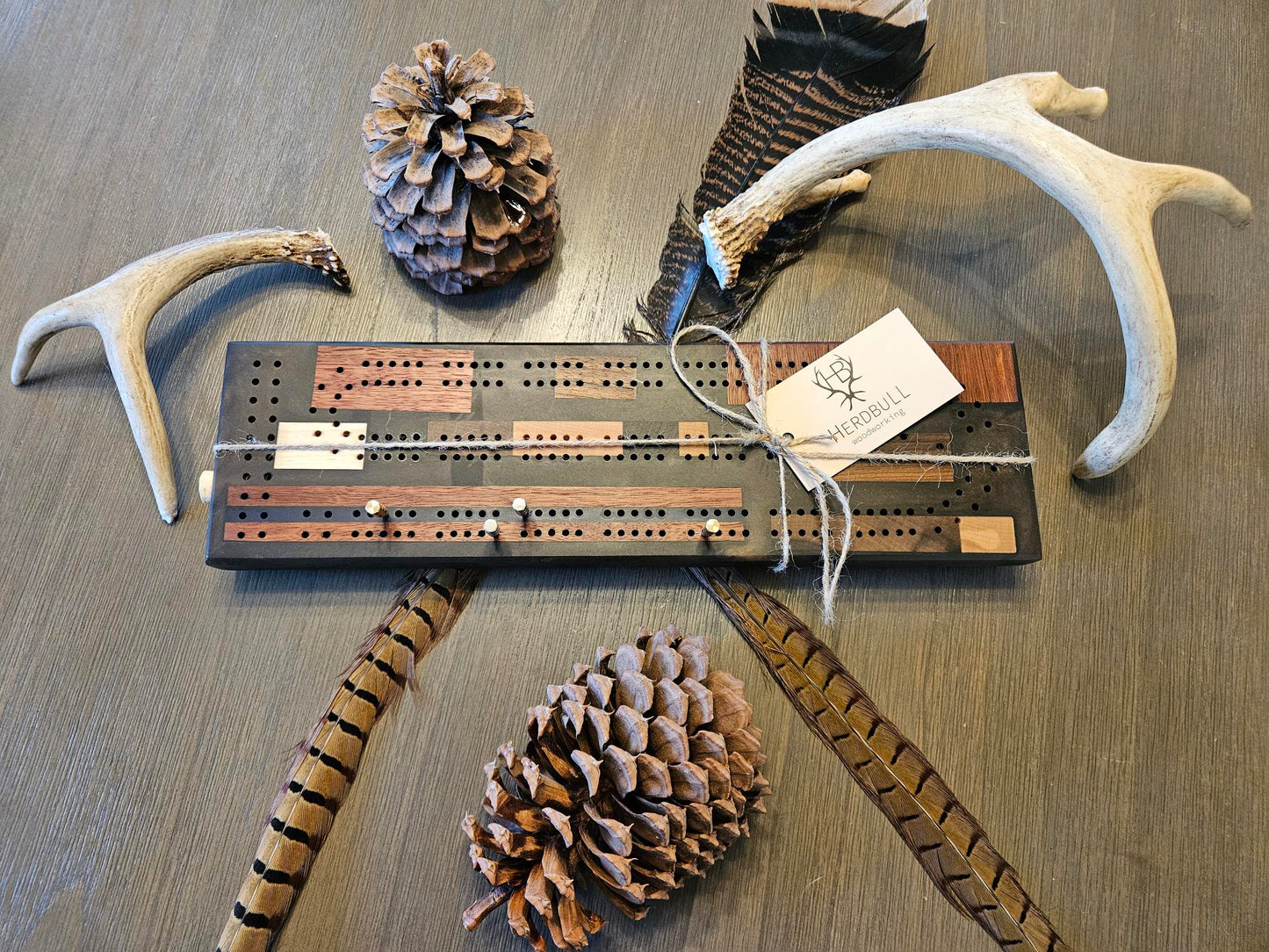 Hardwood Cribbage Board