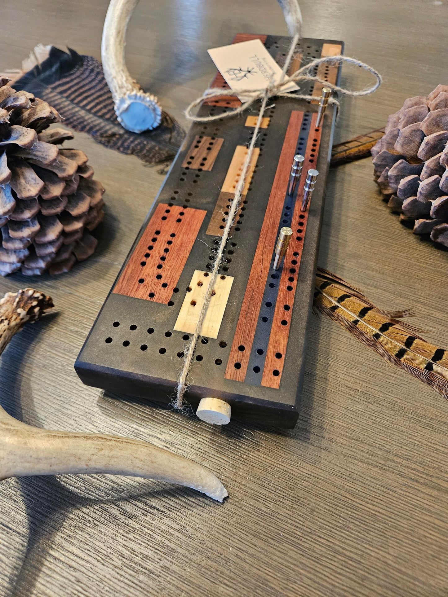 Hardwood Cribbage Board