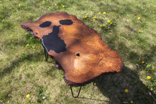 Teak Burl Table
