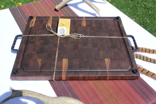 Hybrid Walnut Butcher Block/Serving Tray