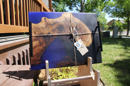 Walnut Burl Epoxy Serving Tray