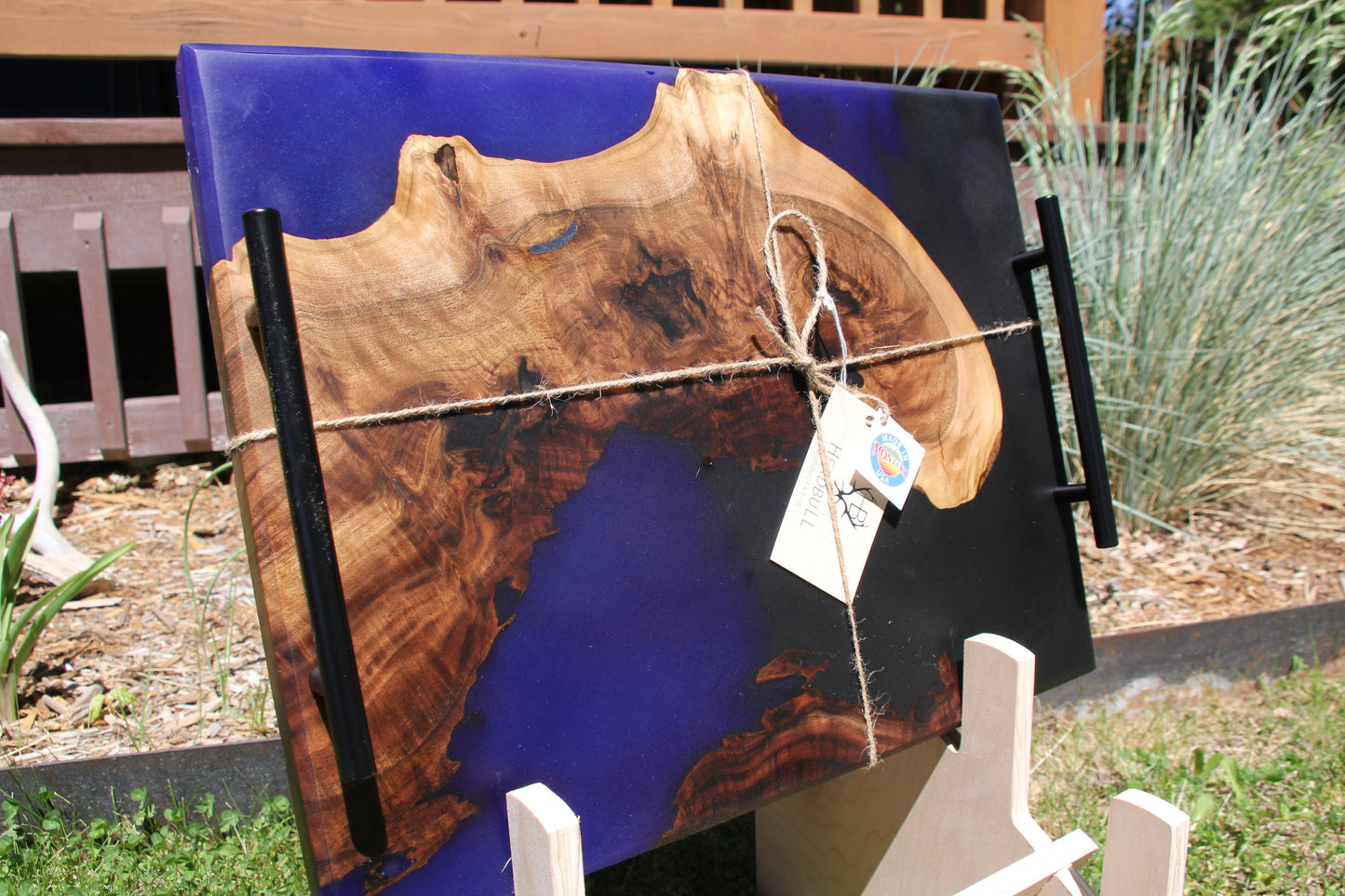 Walnut Burl Epoxy Serving Tray