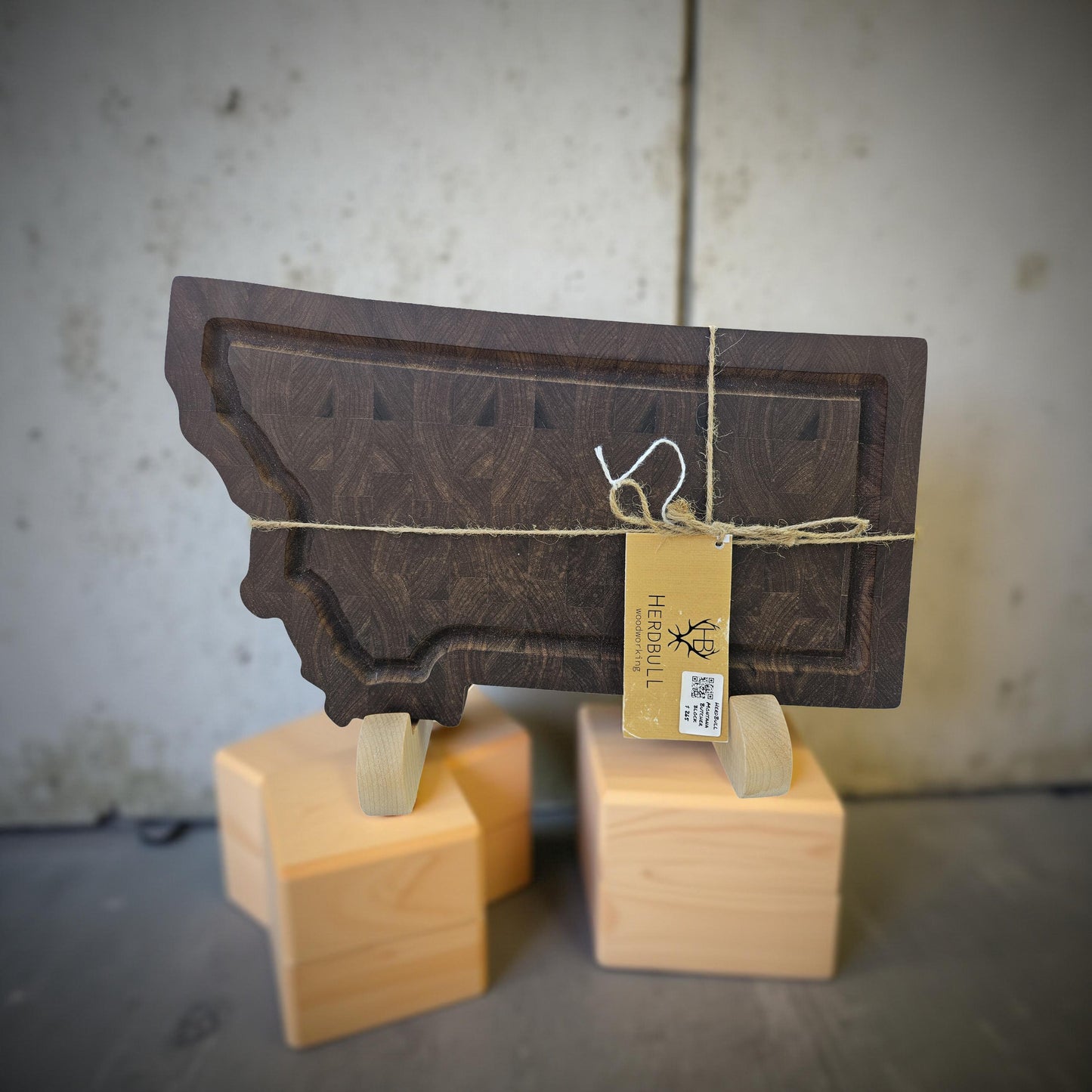 Montana Shaped Butcher Block