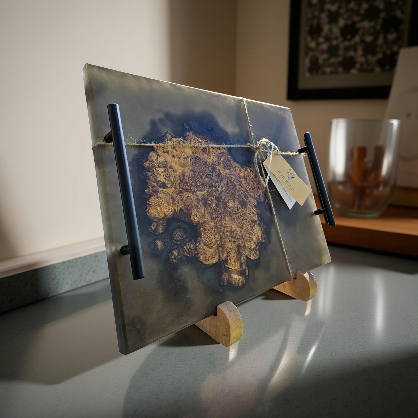 Maple Burl Epoxy Serving Tray