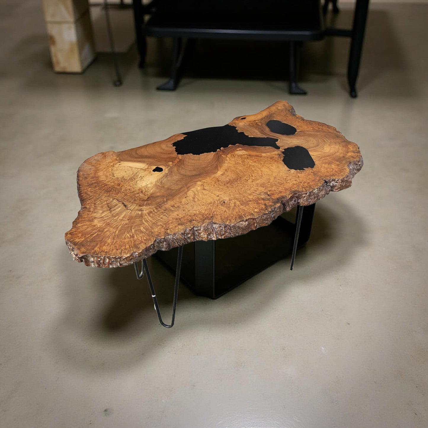 Teak Burl Coffee Table