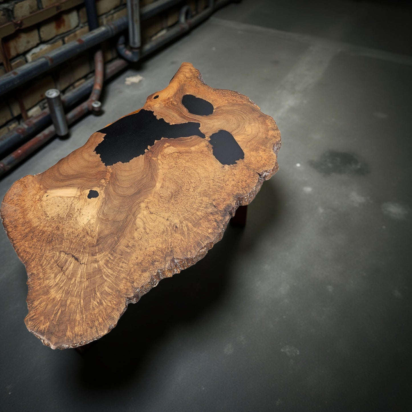 Teak Burl Coffee Table