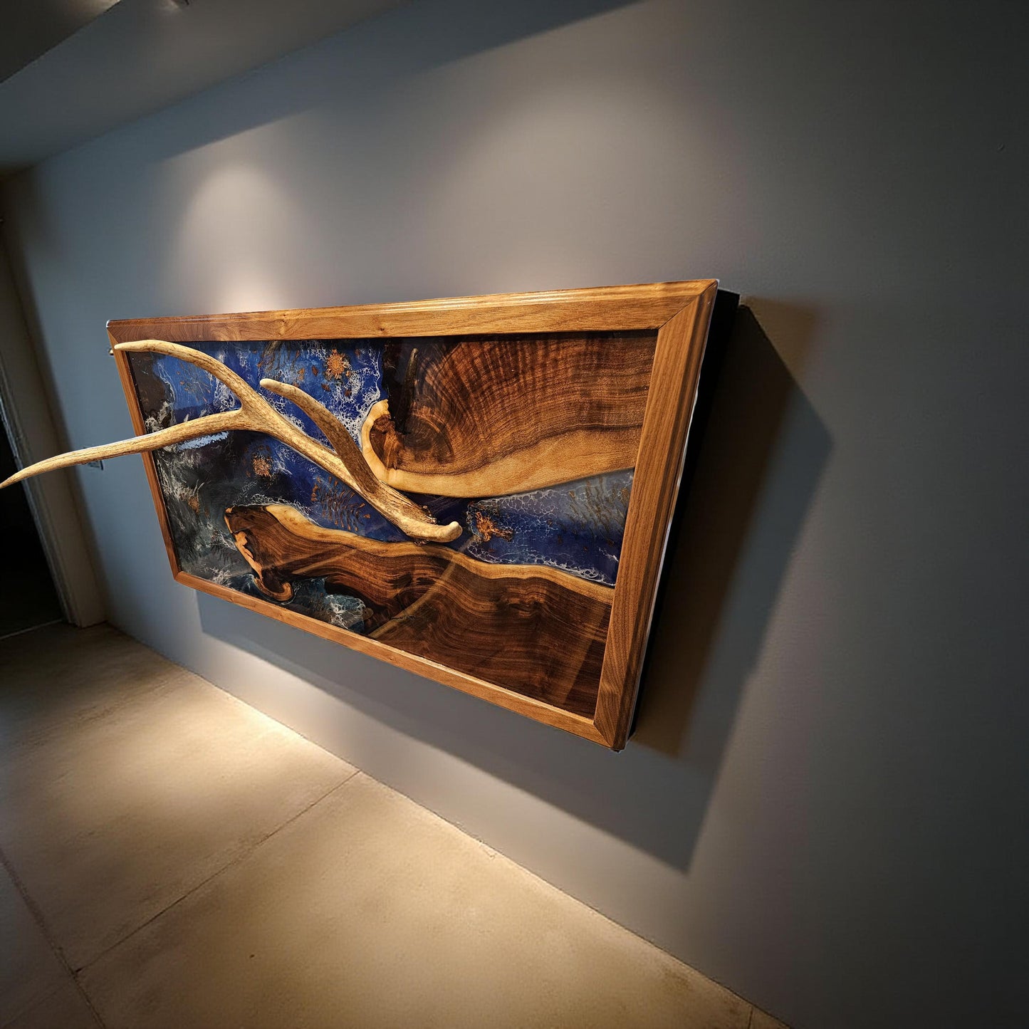 Shed Elk Antler Wall Hanging - "MT Wildlife Collection"